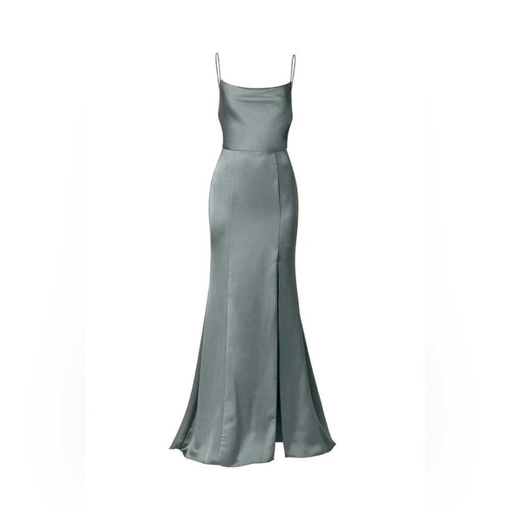 NWT Amsale Chloe Dress| Jade| Extra Length